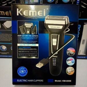 💯🔥Kemei Multifuntion 3 in one Rechargeable Shaver, Hair Clippers, Nose Trimmer
